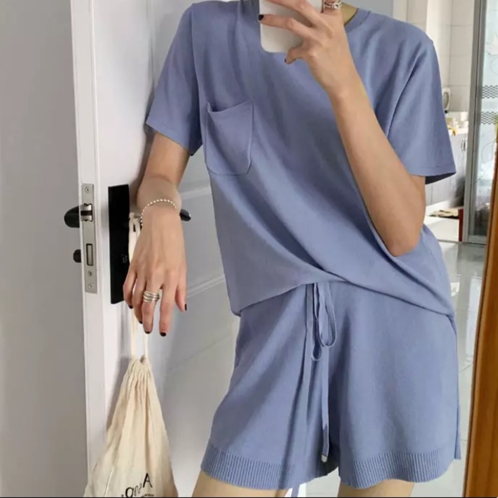 2 piece blue set. Purchased from a boutique